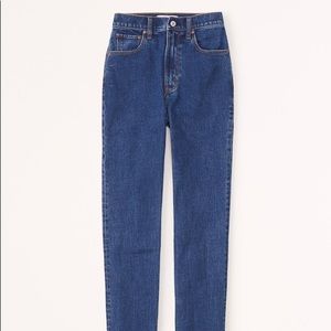 Abercrombie Ankle Straight Ulta High Rise Jeans